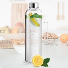Deals, Discounts & Offers on Home & Kitchen - Treo by Milton Clarion Borosilicate Glass Water Bottle, 1000 ml