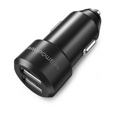 Deals, Discounts & Offers on  - RAVPower USB Car Charger 24W 4.8A Metal Dual Adapter