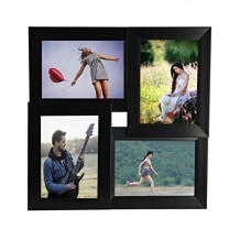 Deals, Discounts & Offers on  - WENS 4-Picture MDF Photo Frame (16 inch x 16 inch, Black, WSF-4059)