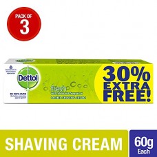 Deals, Discounts & Offers on Personal Care Appliances -  Dettol Fresh Shaving Cream - 60g + 18g extra (Pack of 3)
