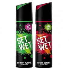 Set Wet Perfume, 120ml (Spunky and Funky Avatar, Pack of 2) Set Wet Perfume, 120ml (Spunky and Funky Avatar, Pack of 2)