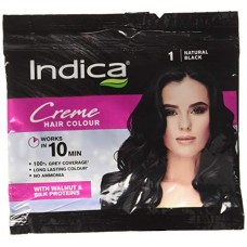 Deals, Discounts & Offers on Personal Care Appliances -  Indica Crme Hair Color Natural Black, 40ml