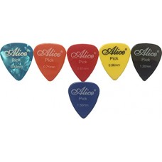 Deals, Discounts & Offers on  -  Alice 6-Piece Guitar Pick Set