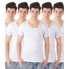 Deals, Discounts & Offers on  - TT Men's Plain Cotton Vest (Pack of 5)