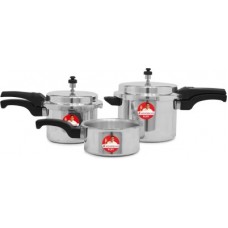 Deals, Discounts & Offers on Cookware - Wonderchef Ruby Outer Lid 2 L, 3 L, 5 L Induction Bottom Pressure Cooker(Aluminium)