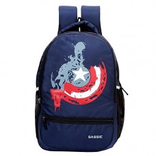 Deals, Discounts & Offers on  - Sassie Polyester 31 L Navy Blue School Bag with Laptop Compartment
