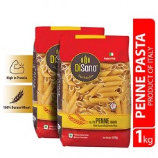 Deals, Discounts & Offers on Grocery & Gourmet Foods - DiSano Durum Wheat Pasta, Penne, 1 kg (2 x 500g)