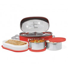 Deals, Discounts & Offers on Home & Kitchen - Milton Executive Plastic Lunch Box, 260ml, Red