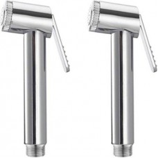 Deals, Discounts & Offers on  - Supreme Bazaar Sleek Health Plastic Faucet Head (Silver) - Set of 2 Push Cock Faucet Bathroom Toilet Health Faucet Quanty Spray Gun Health Faucet(Single Handle Installation Type)
