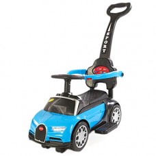 Toy House Foot to Floor Bugatti Push Car with Removable Push Handle Toy House Foot to Floor Bugatti Push Car with Removable Push Handle