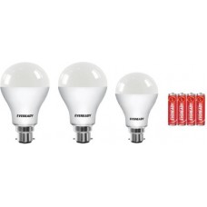 Eveready 10 W, 15 W Round B22 LED Bulb(White, Pack of 3) Eveready 10 W, 15 W Round B22 LED Bulb(White, Pack of 3)