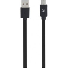 Deals, Discounts & Offers on  - ARU ARA-11 PVC Finish 1 m Micro USB Cable(Compatible with All Micro USB Enabled Devices, Black, Sync and Charge Cable)