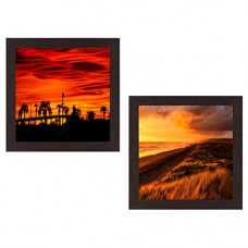 Wens 'Sunset View' Wall Hanging Painting (MDF, 35 cm x 71 cm x 2.5 cm, WSPC-4016) Wens 'Sunset View' Wall Hanging Painting (MDF, 35 cm x 71 cm x 2.5 cm, WSPC-4016)