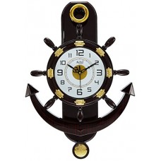 Altra Plastic Pendulum Wall Clock (45 cm x 30 cm x 5 cm, Brown) Altra Plastic Pendulum Wall Clock (45 cm x 30 cm x 5 cm, Brown)