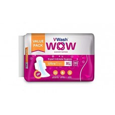 Deals, Discounts & Offers on Personal Care Appliances - VWash Wow UltraThin Sanitary Napkins - Extra Large (30 Count)