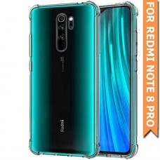 Deals, Discounts & Offers on  - TheGiftKart Flexible Shockproof Crystal Clear TPU Soft Back Cover Case with Cushioned Edges Xiaomi Redmi Note 8 Pro