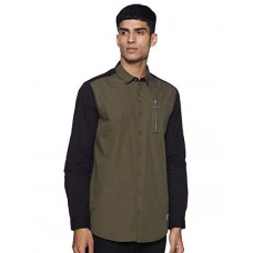 Deals, Discounts & Offers on  - [Size M] SKULT by Shahid Kapoor Men's Solid Regular fit Casual Shirt