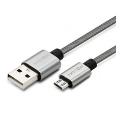 Deals, Discounts & Offers on  - Amegon 4ft Long Nylon Braided Tough Micro USB Cable with Charging Speed up to 2.4Amps