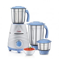 Deals, Discounts & Offers on  - Prestige Tez (550 Watt) Mixer Grinder with 3 Stainless Steel Jars, White and Blue
