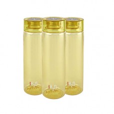 Deals, Discounts & Offers on Home & Kitchen - Cello H2O Round Plastic Water Bottle, 750ml, Set of 3, Yellow