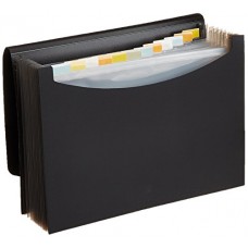 Deals, Discounts & Offers on  - AmazonBasics Expanding File Folder, Letter Size (Fits A4 Paper) - Black - with 13 pockets
