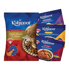 Deals, Discounts & Offers on Grocery & Gourmet Foods -  Kohinoor Biryani Masala, 15g with Chicken Masala, 15g, Meat Masala, 15g and Garam Masala, 40g Combo Pack