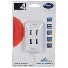 Deals and Offers on - QUANTUM QHM6633 4-Port USB Hub (Multicolor) Deals, Discounts & Offers on - QUANTUM QHM6633 4-Port USB Hub (Multicolor)