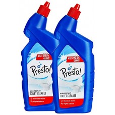Deals, Discounts & Offers on Personal Care Appliances -  Amazon Brand - Presto! Toilet Cleaner - 1 L (Pack of 2)