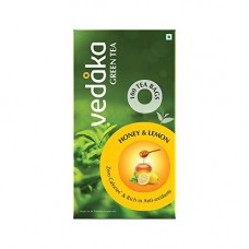 Deals, Discounts & Offers on Grocery & Gourmet Foods - Amazon Brand  Vedaka Green Tea, Lemon and Honey, 100 Bags