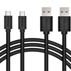 Deals, Discounts & Offers on  - iVoltaa iVPC-P2 1.5m Micro USB Cable (Black, Pack of 2)
