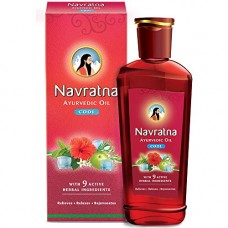 Deals, Discounts & Offers on Personal Care Appliances -  Navratna Ayurvedic cool hair oil with 9 herbal ingredients, 300ml
