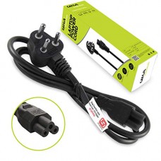 Deals, Discounts & Offers on  -  Gizga Essentials Laptop Power Cable Cord- 3 Pin Adapter Isi Certified(1 Meter/3.3 Feet)