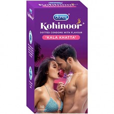 Deals, Discounts & Offers on Sexual Welness -  Durex Kohinoor Condoms - 10 Count (Kala Khatta)