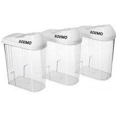 Deals, Discounts & Offers on Home & Kitchen - Amazon Brand - Solimo Plastic Storage container Set with sliding mouth (Set of 3, 750ml)