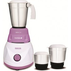 Deals, Discounts & Offers on Personal Care Appliances - Inalsa Astra LX 600 W Mixer Grinder(White & Purple, 3 Jars)
