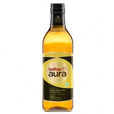 Deals, Discounts & Offers on Grocery & Gourmet Foods - Saffola Aura Extra Virgin Olive and Flaxseed Oil, 1L