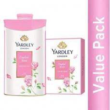 Deals, Discounts & Offers on Personal Care Appliances - Yardley London English Rose Luxury Soap 100g (pack of 4) + Yardley London English Rose Perfumed Talc 100g