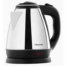 Deals, Discounts & Offers on Home & Kitchen - Butterfly EKN 1.5-Litre Water Kettle (Silver with Black)