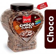 Deals, Discounts & Offers on Grocery & Gourmet Foods - Percy Breakfast Cereal, Choco Flakes, Jumbo Jar [Wholegrain and High Fibre Chocos Milk Cereal] Jar, 400 g
