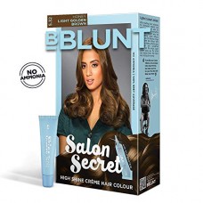BBLUNT Salon Secret High Shine Creme Hair Colour, Honey Light Golden Brown 5.32, 100g with Shine Tonic, 8ml BBLUNT Salon Secret High Shine Creme Hair Colour, Honey Light Golden Brown 5.32, 100g with Shine Tonic, 8ml