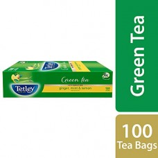 Deals, Discounts & Offers on Grocery & Gourmet Foods - Tetley Green Tea, Ginger, Mint and Lemon, 100 Tea Bags