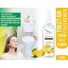Clean Air Toilet Air Freshener - Fresh Lemon - 100 ml Clean Air Toilet Air Freshener - Fresh Lemon - 100 ml