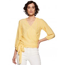 Deals, Discounts & Offers on  - [Size XS, S] Amazon Brand - Inkast Denim Co. Women's Striped Slim fit Shirt Starts from Rs. 466