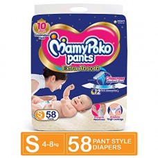 Deals, Discounts & Offers on  - MamyPoko Pants Extra Absorb Diaper, Small (58 Count)