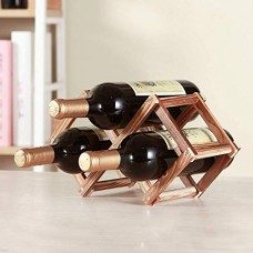 Deals, Discounts & Offers on  - PRO365 Luxury Foldable Wooden 3 Bottle Wine Rack (Bold Antique Color)