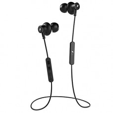 Leaf Fit Wireless Bluetooth Earphones with Mic and 8 Hours Battery Life (Carbon Black) Leaf Fit Wireless Bluetooth Earphones with Mic and 8 Hours Battery Life (Carbon Black)