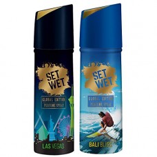 Set Wet Global Edition Bali Bliss with Las Vegas Live Perfume Spray, 120ml (Pack of 2) Set Wet Global Edition Bali Bliss with Las Vegas Live Perfume Spray, 120ml (Pack of 2)