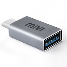 Deals, Discounts & Offers on  - Mivi OAC2A Type-C to USB A Female OTG Adapter - (Grey)