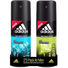 Deals, Discounts & Offers on  - [Bengaluru Users] ADIDAS Pure Game & Ice Dive Deodorant Spray - For Men(300 ml, Pack of 2)