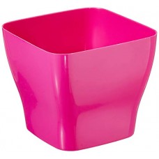 Deals, Discounts & Offers on  - Klassic Plastic Table Top Square Pot Set (Pink, Pack of 4)